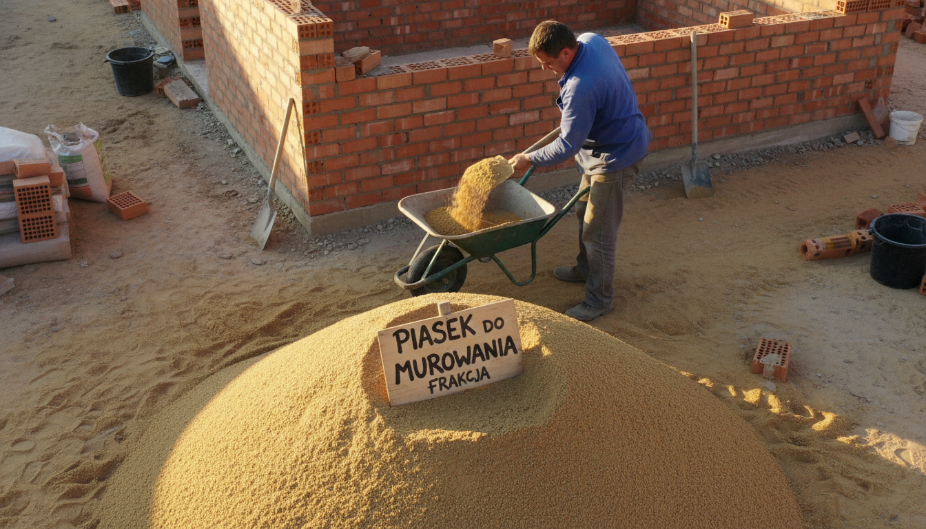 jaki piasek do murowania
